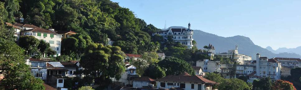 O bairro de Santa Tereza, no Rio de Janeiro